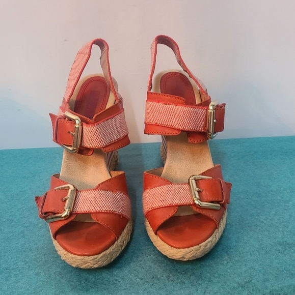 5/48 "Cathy" Open Toe Wedges - Picture 12 of 13